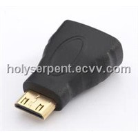 HDMI A type F to HDMI C type M Adapter,mini HDMI M to HDMI F adapter