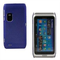 Hard Rubber Mesh Case Cover Skin for Nokia E7
