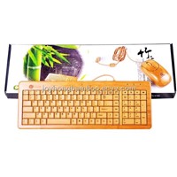 Healthy environmental 109 keys  bamboo keyboard --factory directly
