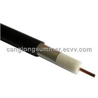 Hot sale 75 ohm Gas Injected PE Broadband  QR500 Coaxial Cable