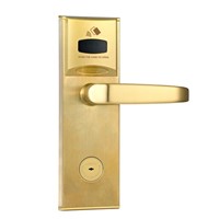 Hotel Lock with Curved End Handle, US. Standard 5-Latch Mortise