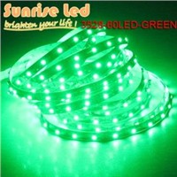 LED Flexible Strip Light SMD3528 Green 5M/roll 300leds non-waterproof Wholesale