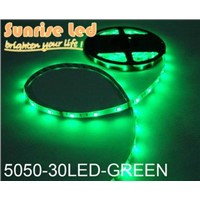 LED Flexible Strip Light SMD5050 Green 5M/roll 150leds Non-Waterproof Wholesale