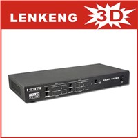 LKV344 4x4 HDMI Matrix Switch with Remote Control and RS232