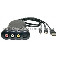 LKV386 Mini DisplayPort to Composite Video and S-Video Converter