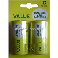 LR20 alkaline battery