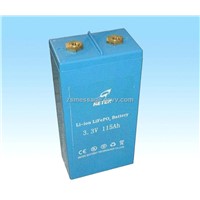LiFePO4 battery 3.3V,110Ah