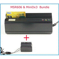 MSR606 Writer & MiniDx3 Reader Bundle Comp MSR206 Mini123ex