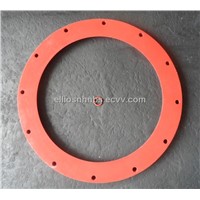 Molded silicone rubber gaskets