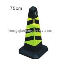 PE Flat Traffic Cone 75cm