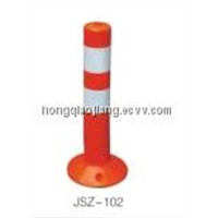 PU Reflective Warning Post Spring Post 45cm