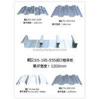 Processing various type of steel metal floor deck