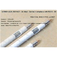 RG6 coaxial cable dual shield