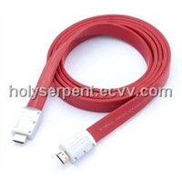 Red Flat HDMI cable assemblies