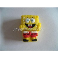 Spongebob PVC Case for USB Flash Drive