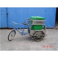 Stainless Steel Tricycle for Transport of Waste Garbage