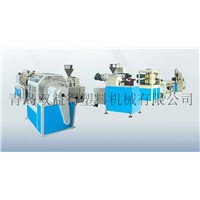 Steel wire reinforcing pipe production line
