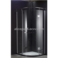 Tempered shower glass