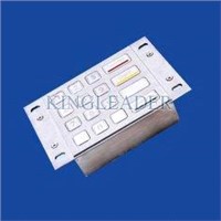 USB Metal keypad,metal numeric keypad,pin pad,kiosk pinpad  MKP100B-16F