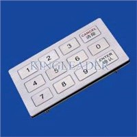 USB / PS2 Interface Metal Numeric Key pad for ATM, ADM, CDM MKB120-12F