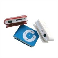 USB Rechargeable Mini Clip Mp3 Player with Support Micro SD Card BT-P030
