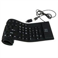 USB flexible foldable silicone keyboard for pc