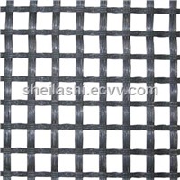 Warp Knitted Polyester Geogrid with Geotextile PET 50/50G and 100m Roll Length