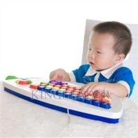 Water-proof and drop-proof usb pc large and color keyboards for children