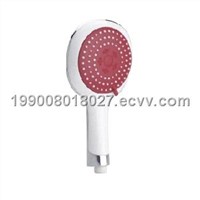 White &amp;amp; Red ABS Plastic TOP Hand Shower Head
