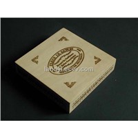 Wooden Fitted Lid Box