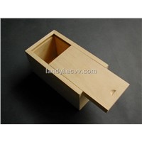 Wooden Sliding Lid Box