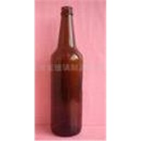 amber wine glass bottle