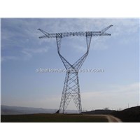 angular steel tower for transmission