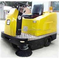 electric ride on sweeper
