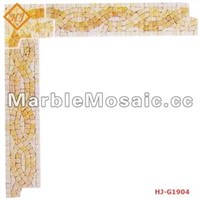 golds marble mosaic border - Good Quality