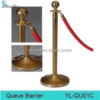 hanging rope queue barrier
