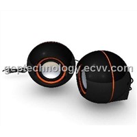 high tone quality  home use mini speaker with 2 louderspeakers