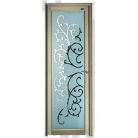 interior door moistureproof and corrosion-resistant with double-glazed glass does not fade