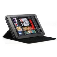 leather case for Amazon Kindle Fire 360 degree rotate Factory outlet