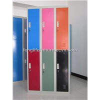 multi-color six-door locker