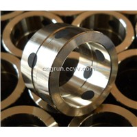 oilless bearing,solid bronze bearing,graphite plugged bearing