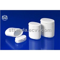 pull-ring cap plastic bottle, PE bottle for candy and chocolate