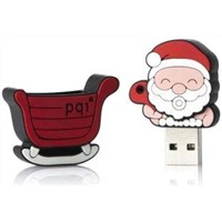 santa claus usb flash drive 1gb to 32gb, various styles, christmas cartoon usb pen drive memory