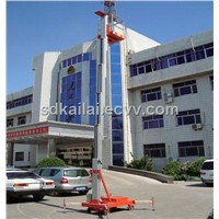 single mast aluminium hydraulic lifts