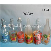 square glass juice bottle manufacturer TY23
