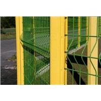 triangle bend wire mesh fence