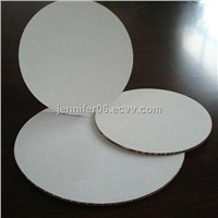 white round cake pads