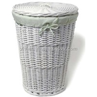 wicker laundry basket