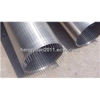 wire wrap water well screen and continuous slot V-wire screen pipe