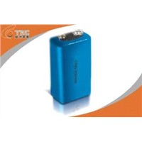 9V Li-Mn Primary Lithium Battery 600mAh for Security Devices